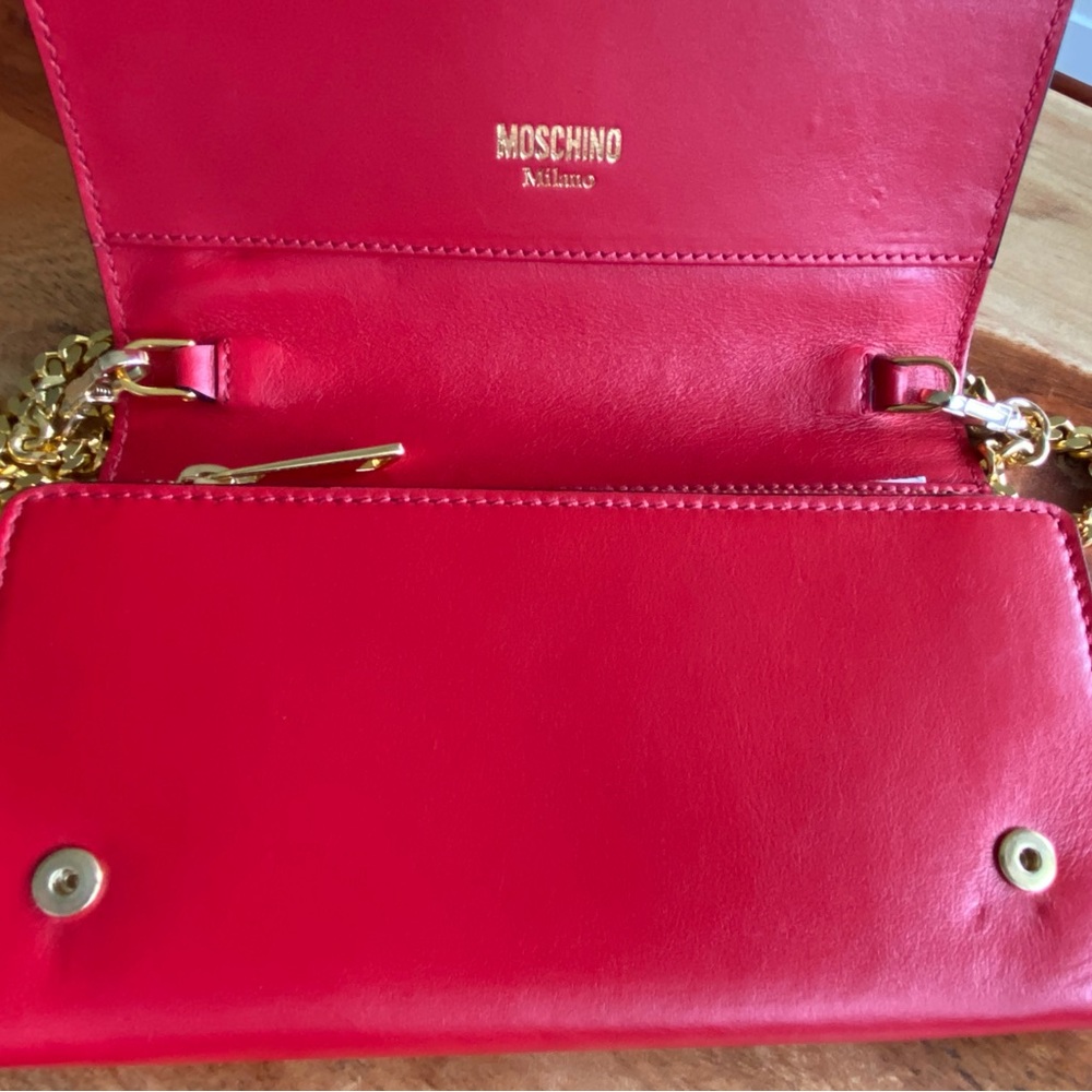 Moschino Logo Chain Clutch, Wallet, Small Bag (limited edition) - Picture 11 of 16